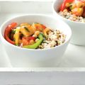 Meergranenrijst met vegetarische chilisaus