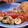 Gemengde gegrilde salade
