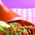 Groentetajine met vleesreepjes