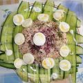 Russische zalmsalade