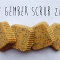 DIY : gember scrub zeep