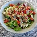 Salade van rucola, tomaat en ei