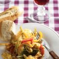 Paprika met roerei