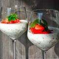 stracciatella yoghurt met aardbeien