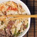 Aziatisch: Biefstuk, garnaaltjes, groene[...]