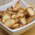Chips van wortelpeterselie
