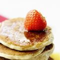 Valentine oatmeal pancakes