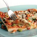 Groentepizza met gorgonzola