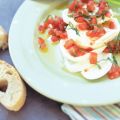 Mozzarella met pittige tomatensaus