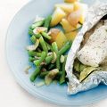 Schelvispakketje met courgette