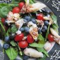 Zomerse krab-salade