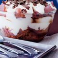 Vanilletrifle met gemberkoek en peertjes
