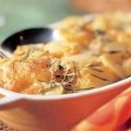 Elzasser ovenschotel met aardappelen, ui en kaas