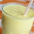 Smoothie met banaan en perzik
