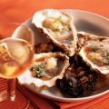Oesters in bieslookvinaigrette