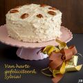 Koffietaart met pecannoten en karamelglazuur