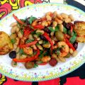 Spaanse bonensalade met paprika, chorizo en[...]