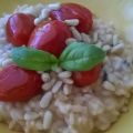 Risotto met tomaat en bascilicum