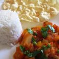 Curry van aardappelen, erwtjes en en tomaten[...]