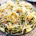 Pasta con pesto e patate