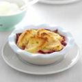 Cakepudding met aardbeien