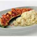Gevulde courgettes met zalm