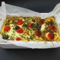 Hartige clafoutis in de vorm van een terrine