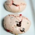 Meringuekoekjes met chocola en pepermunt