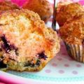 Bosbessenmuffins met kaneellaagje