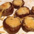 Gevulde champignons met oude kaas