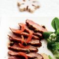 Gebakken eendenborstfilet met marsalasaus