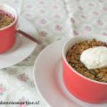 Crumble van roodfruit en havermout