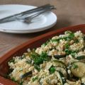 Quinoa met courgettes en ui