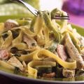 Kalkoenreepjes met Tagliatelle