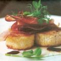Geitenkaas met ham en honing