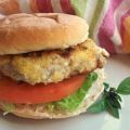 BBQ kalkoenburgers met groene pepers en feta