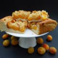 Mirabellen plaatgebak met honingcrumble