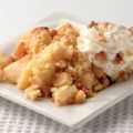 Appelnotencrumble met hazelnootslagroom