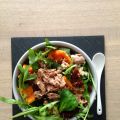 Quinoa salade met zoete aardappel en tonijn