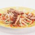TaugÃ©salade met gegrilde tonijn