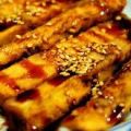 Andalusische aubergines met rietsuikerhoning