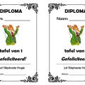 Tafeldiploma's met Stilton!