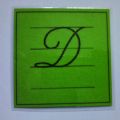 Kaartjes met de hoofdletters