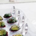 Slabonbons met mierikswortel-roomkaas