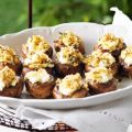 Gevulde champignons met peterselie Pangrattato