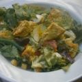 Salade met kip, boontjes en krieltjes