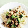 Quorn met broccoli