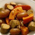Pompoenschotel met rozemarijn en knoflook