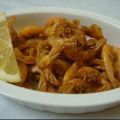 Gefrituurde chili-garnalen