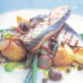 Salade Monegasque met geroosterde sardines